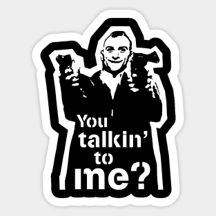 Taxi Driver "You Talking To Me?" Sticker